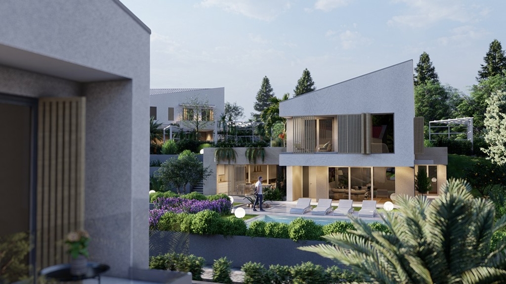 Villa di lusso di nuova costruzione con piscina.