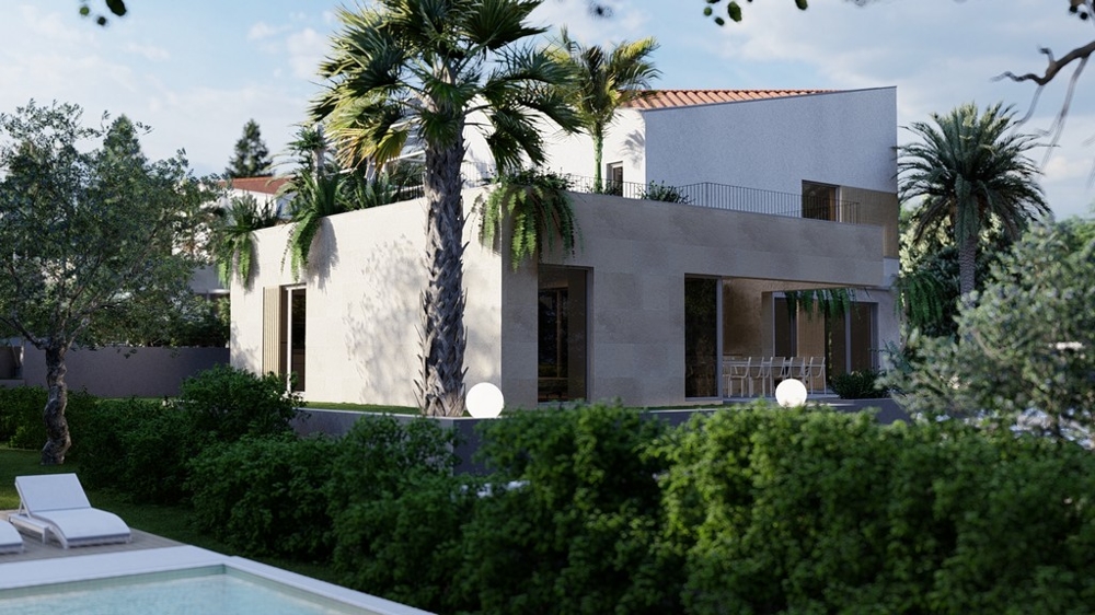 Villa con ampia terrazza e area piscina