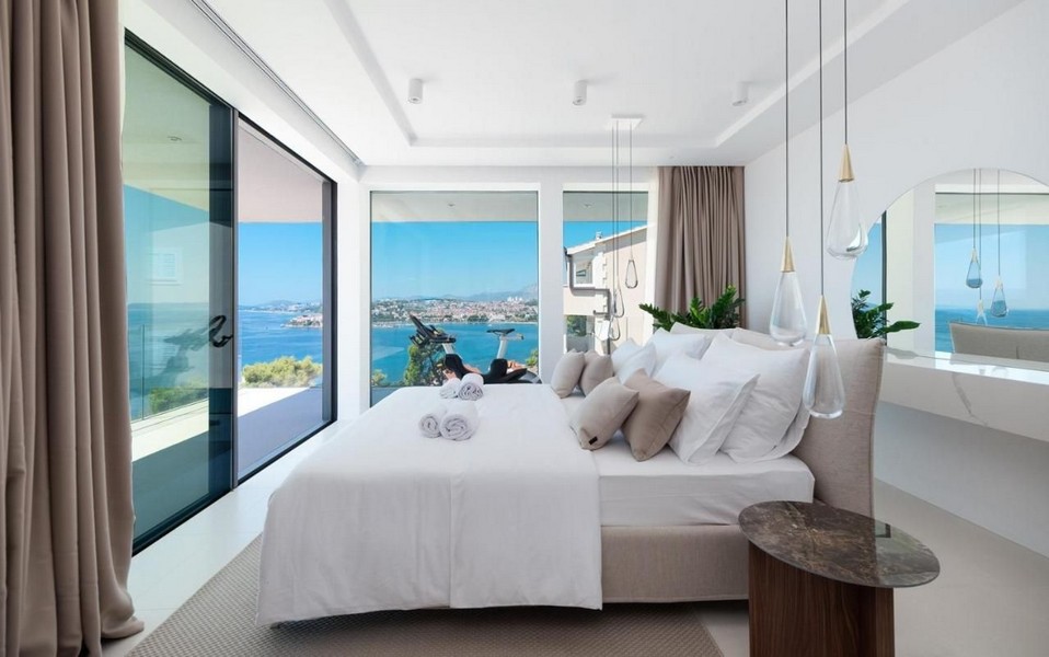 Camera da letto con vista panoramica