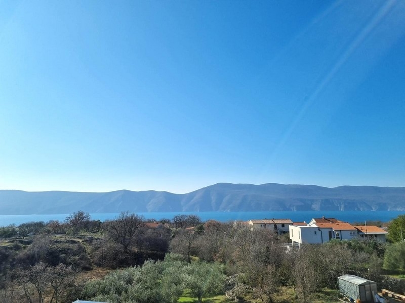 Vista mare dell'immobile H3557 a Krk in Croazia - Panorama Scouting.