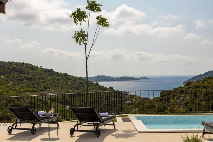 Villa con vista mare in vendita in Croazia - Panorama Scouting H3645 vicino a Rogoznica.