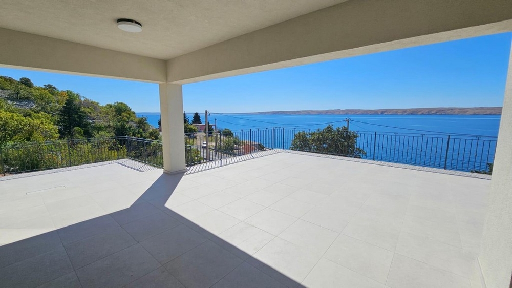 Vista mare della villa H3705 vicino a Karlobag nella regione di Lukovo Sugarje.