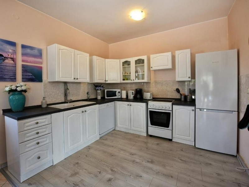 Cucina in stile rustico.