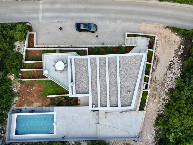 Ripresa con drone dell'immobile H3727 in Croazia.