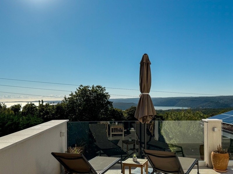 Vista mare dell'immobile H3743 a Labin, Istria - Panorama Scouting.