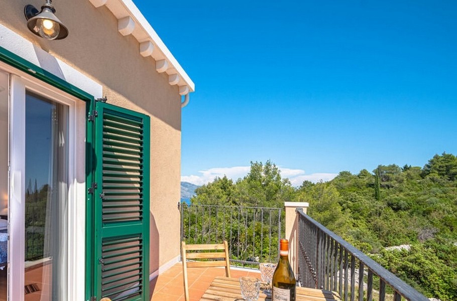 Balcone con vista sul verde