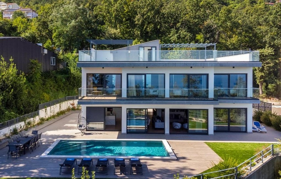 Villa in vendita in Croazia - H3753 vicino a Opatija, regione di Lovran.
