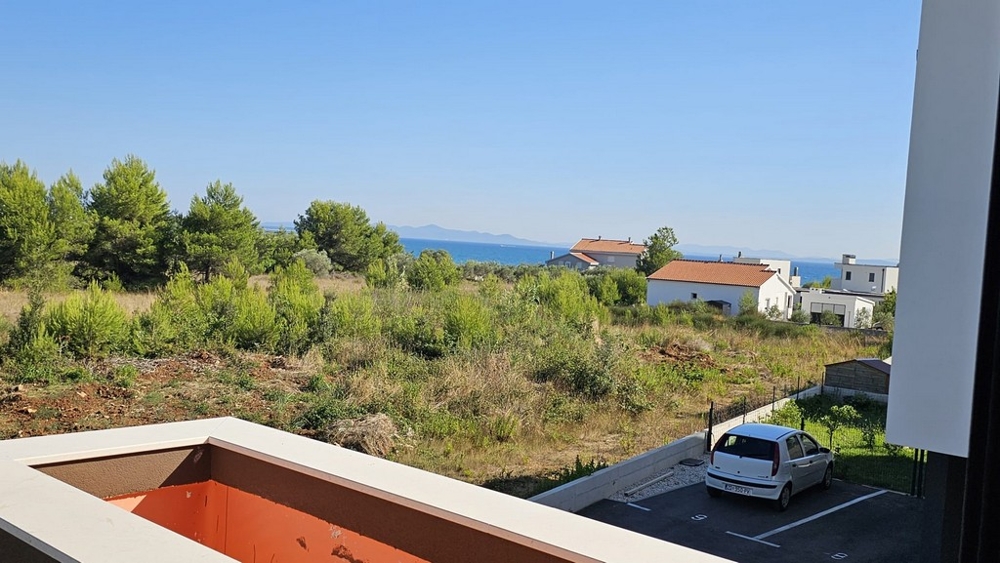 Vista dalla terrazza sul tetto su mare e dintorni - villa H3778 a Privlaka.