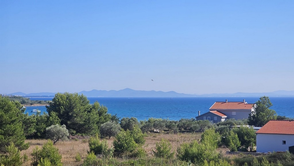 Vista mare sull'Adriatico e sui monti del Velebit dalla villa H3778.