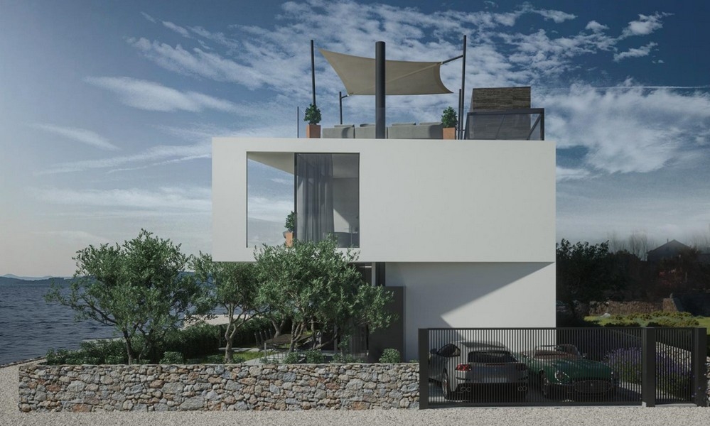 Moderna villa di lusso in prima fila al mare