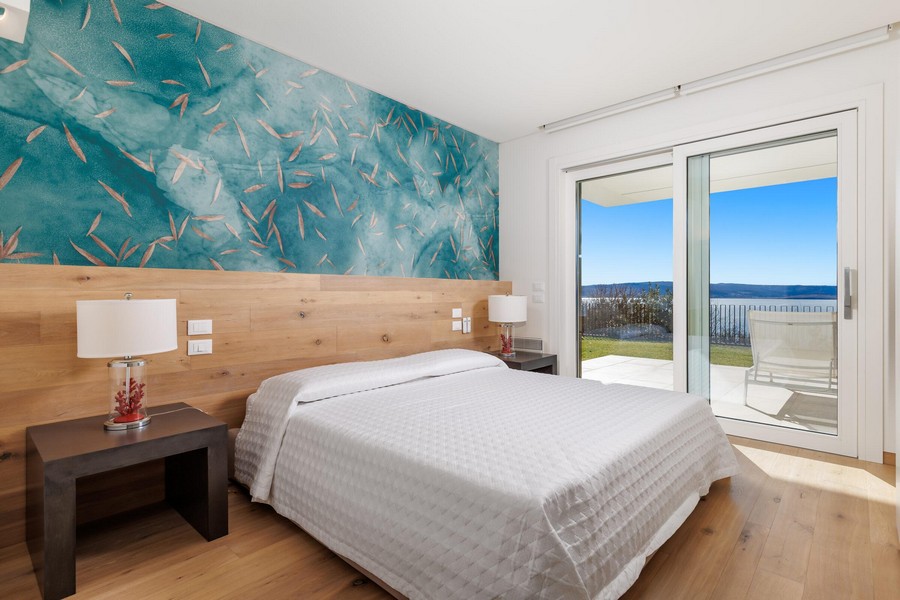 Camera da letto con accesso alla terrazza