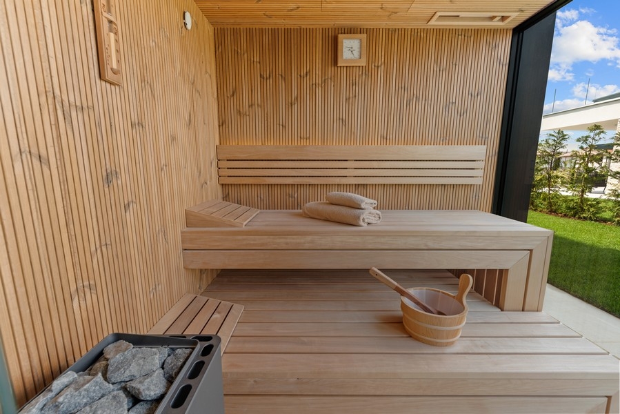 Sauna dell'immobile