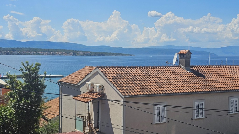 Vista mare da una casa nel Quarnaro
