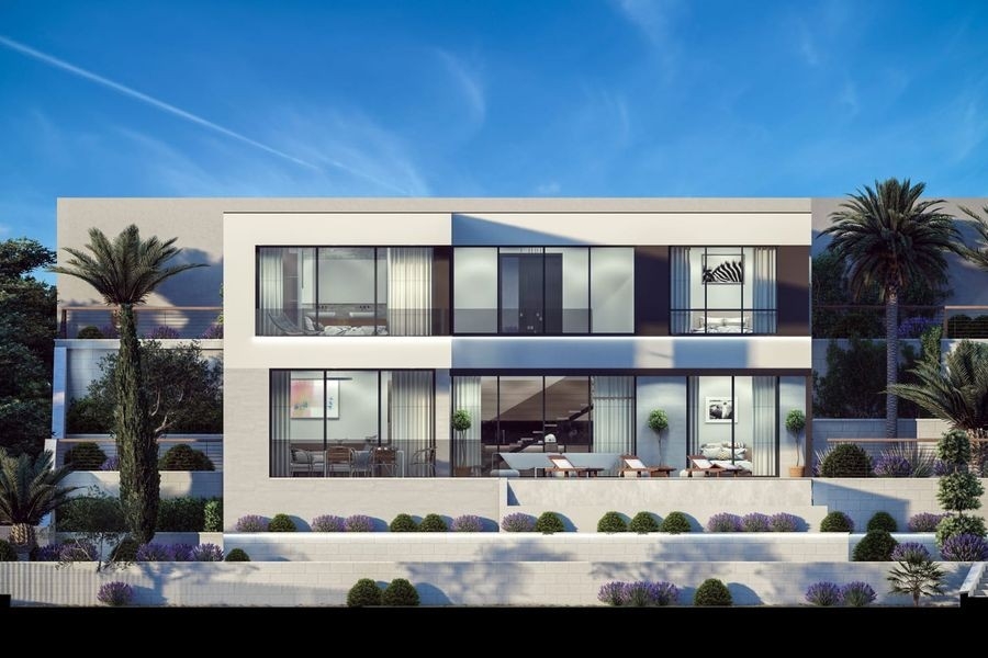 Villa di nuova costruzione con piscina e vista mare a Podstrana, Croazia