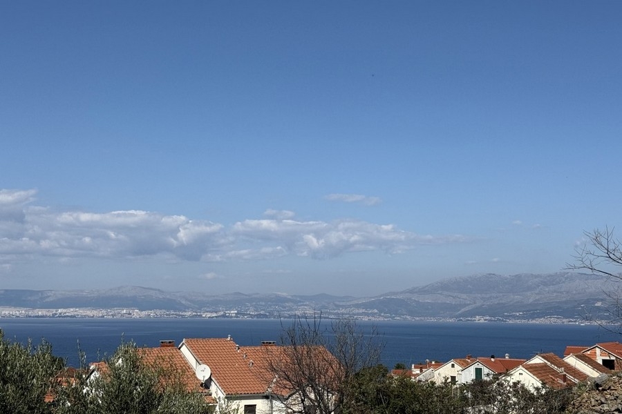 Vista libera sul mare e sulla città di Split