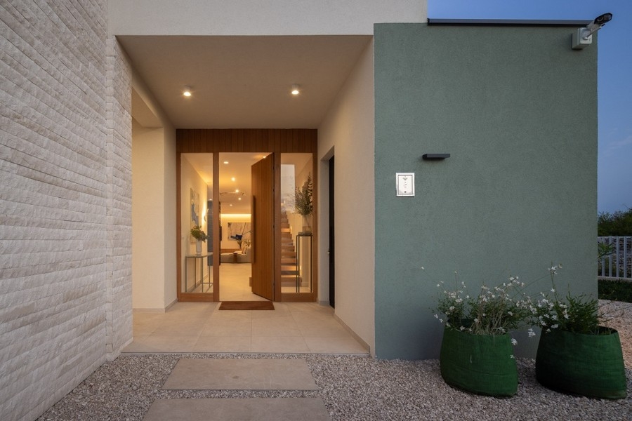 Sauna al piano superiore della villa