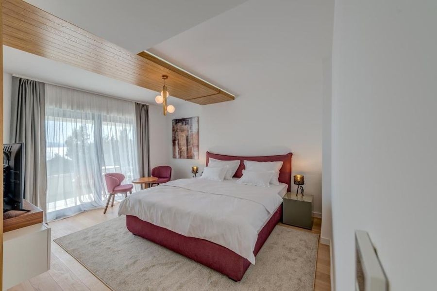 Camera da letto con accesso alla terrazza
