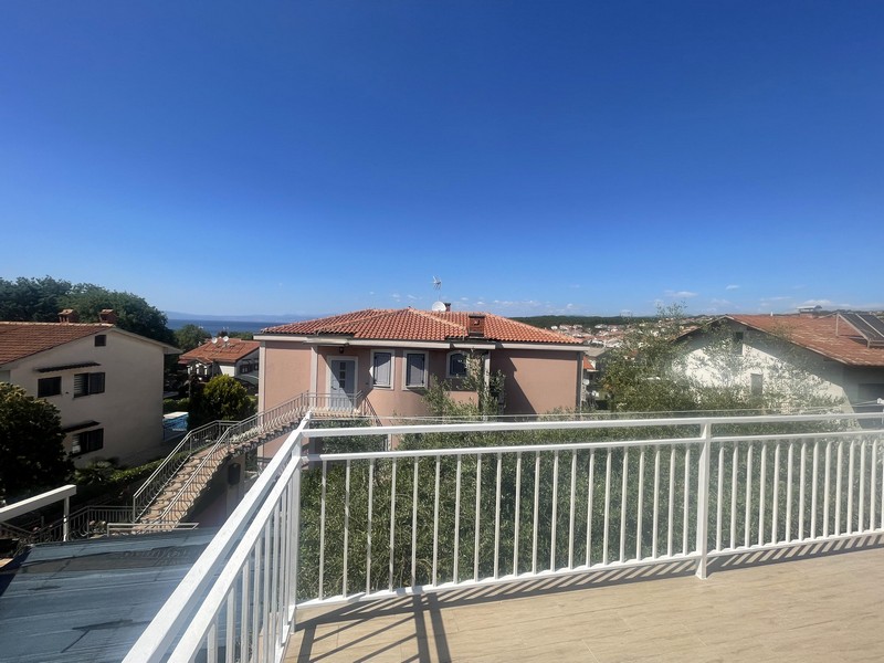 Vista dalla terrazza su Malinska
