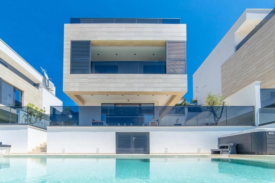 Villa di nuova costruzione con vista mare in Croazia