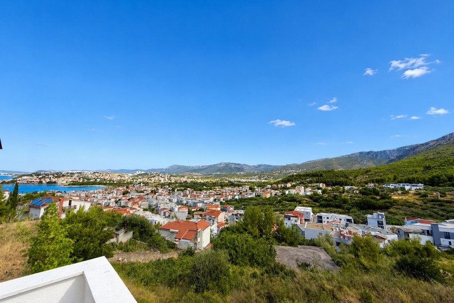 Vista mare dalla casa a Podstrana vicino a Split