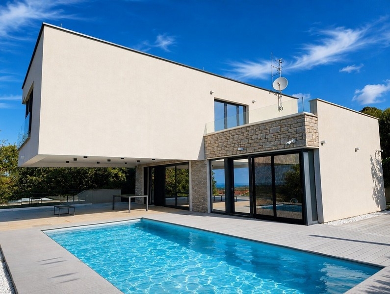 Villa moderna con piscina a Porec Croazia