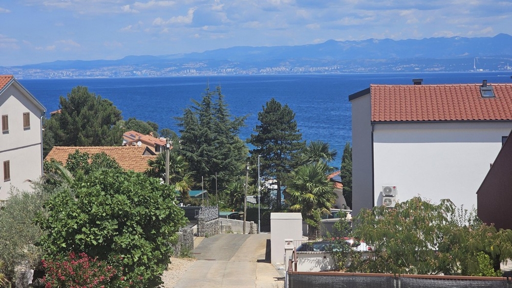 Vista sul mare dall'immobile in Croazia