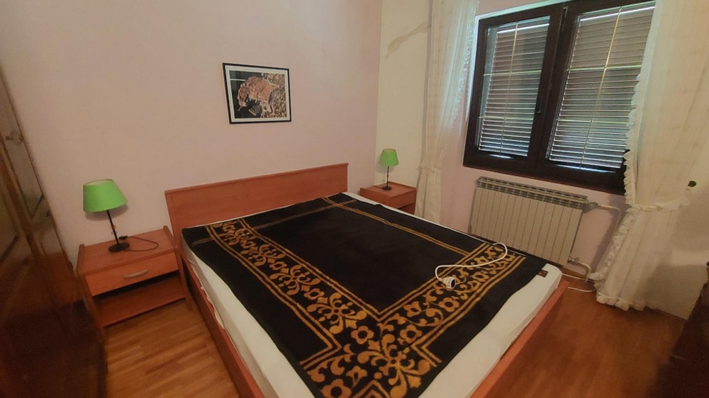 Camera da letto con letto matrimoniale, casa a Novalja, isola di Pag, H4086