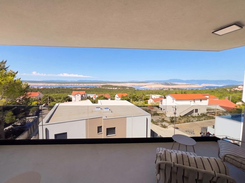 Loggia con vista su Jadranovo e sul mare