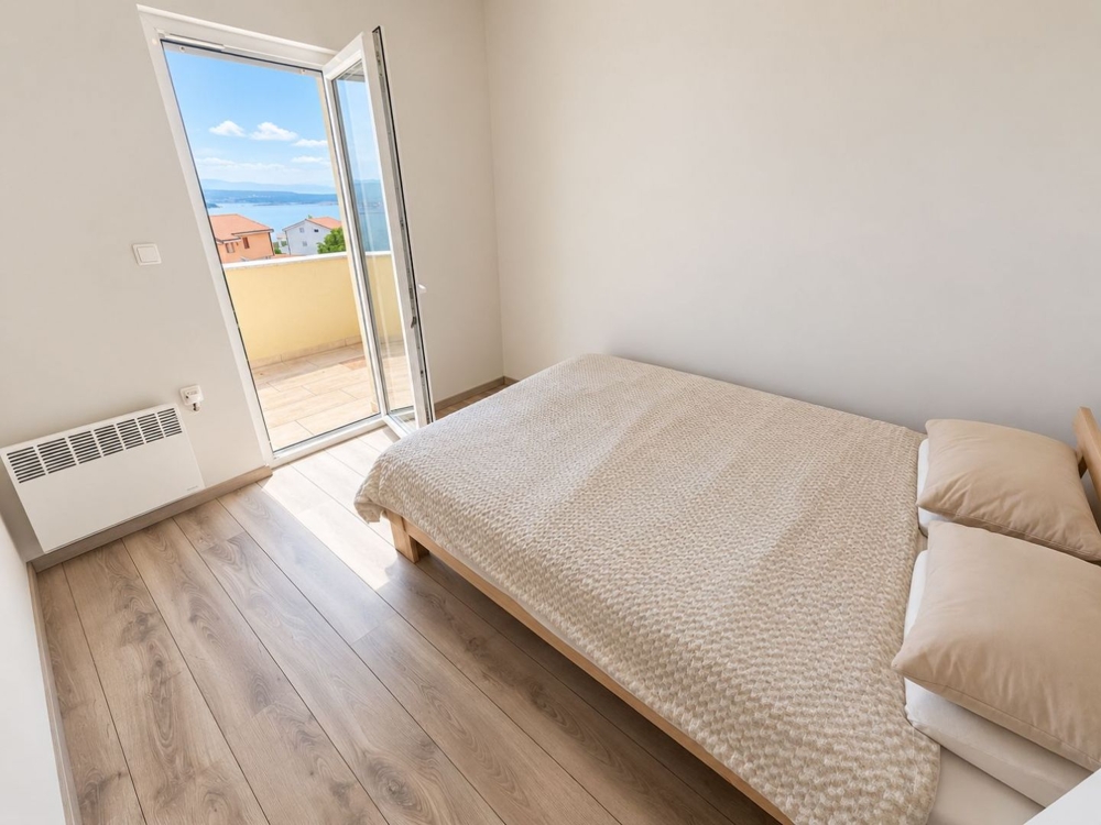 Camera da letto con accesso alla terrazza
