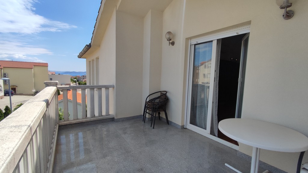 Terrazza di un appartamento al piano superiore