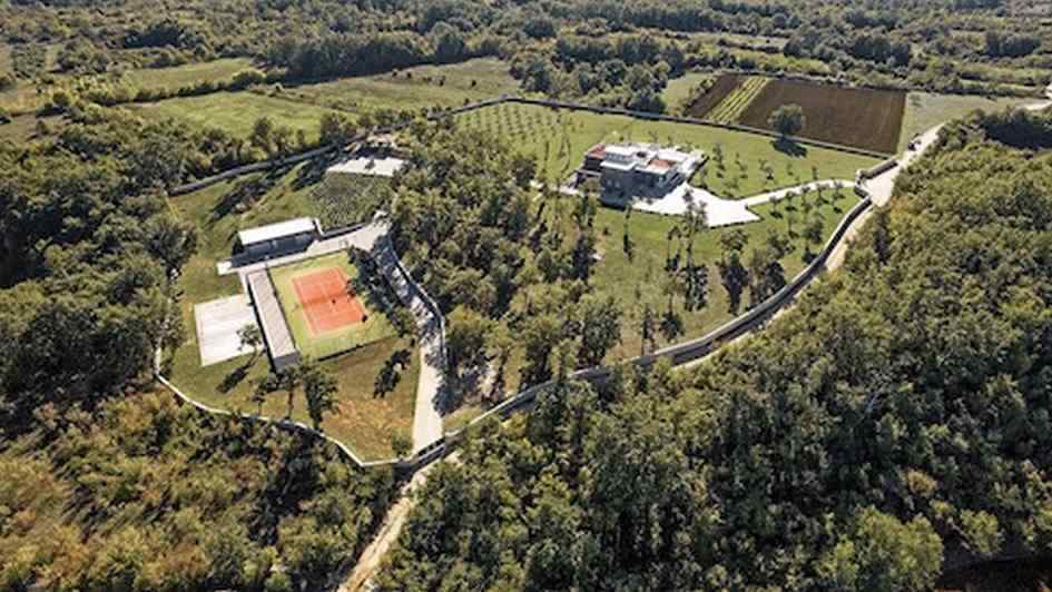 L'intera area della villa in vendita in Istria offre un'eccellente privacy